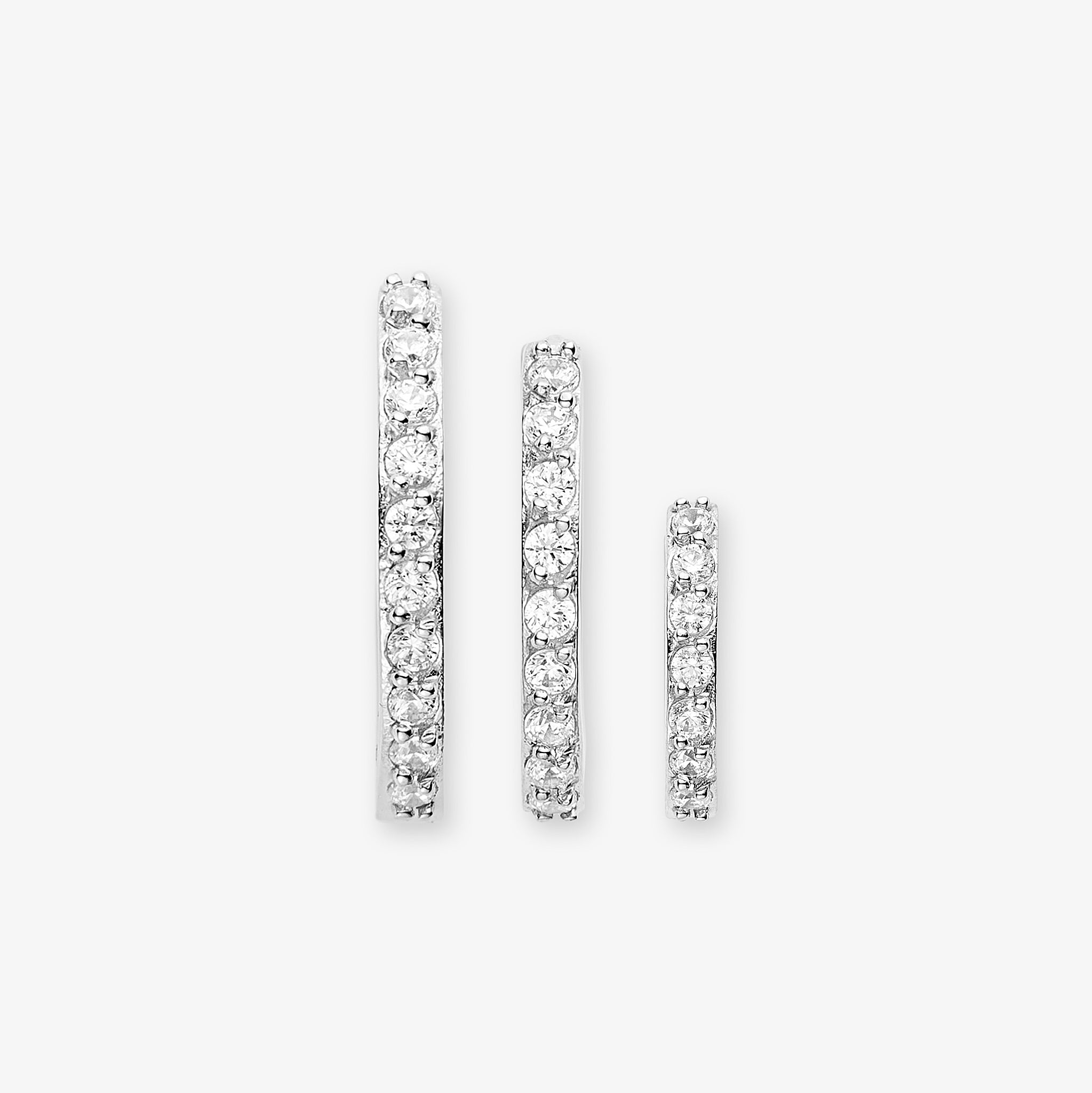 Classic Crystal Creol 18mm sølvbelagt