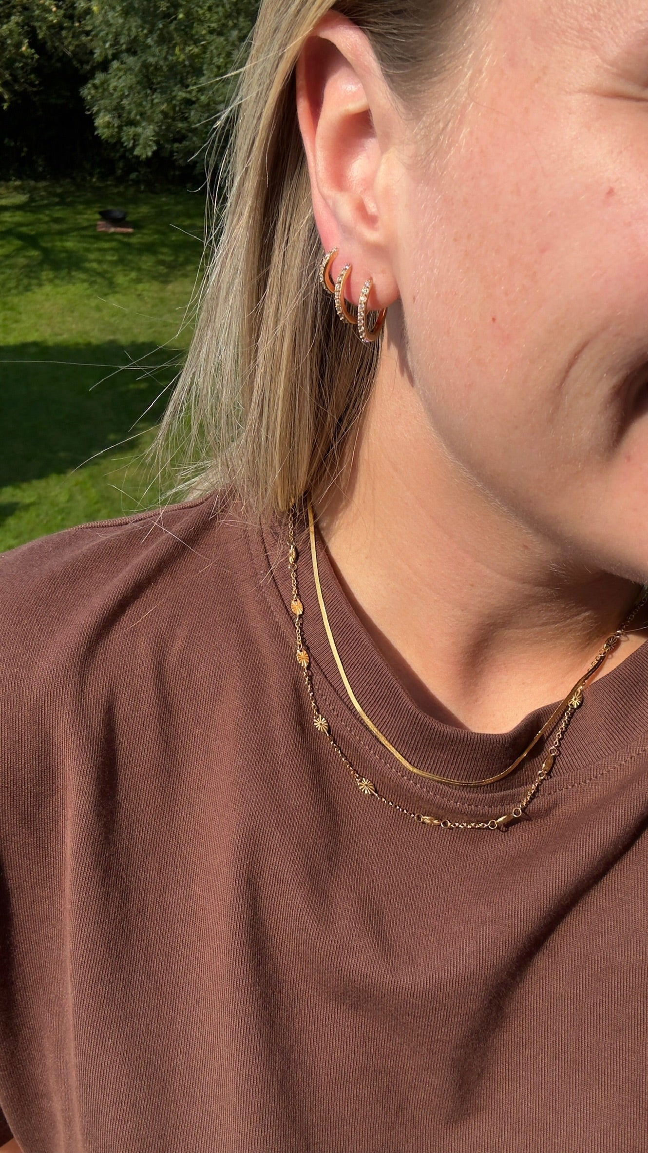 Classic Crystal Creol 18mm 18K guldbelagt