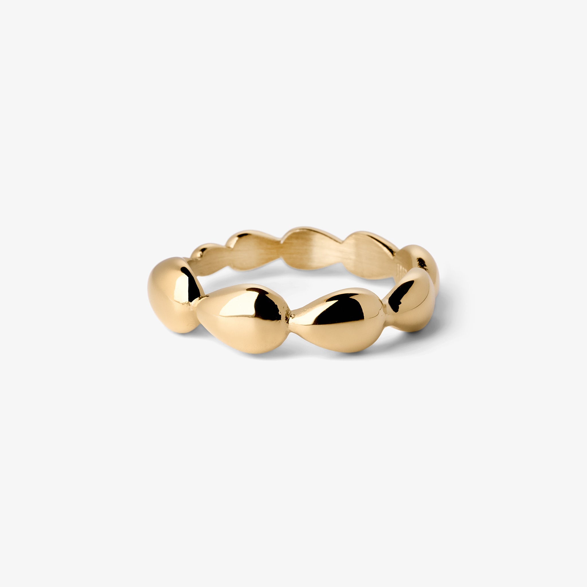 Dewdrops Dewdrape ring 18K guldbelagt