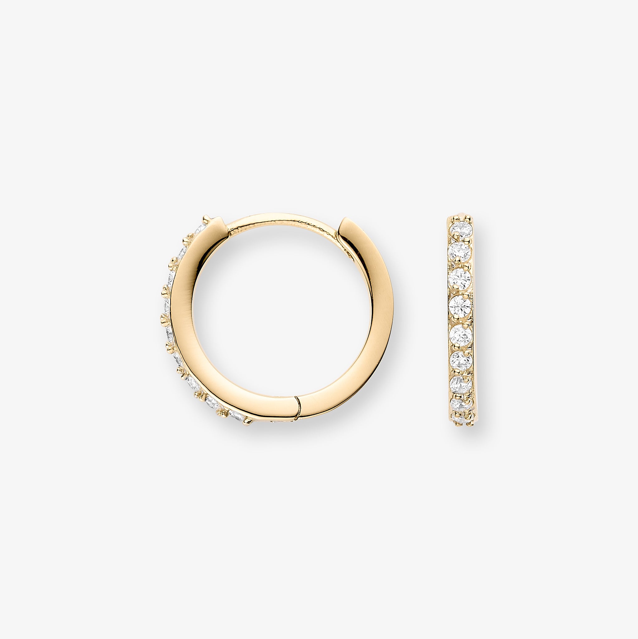 Classic Crystal Creol 18mm 18K guldbelagt