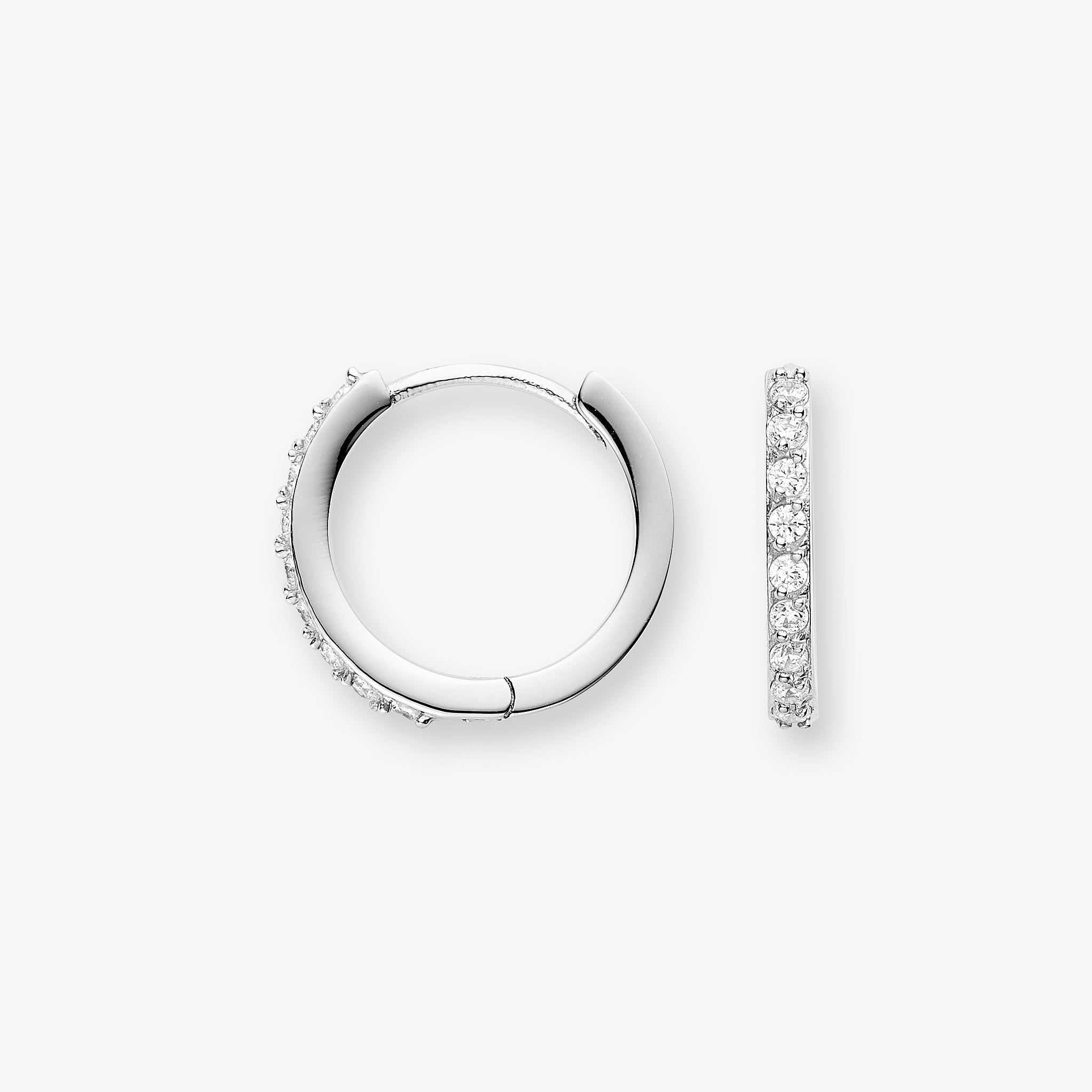 Classic Crystal Creol 18mm sølvbelagt